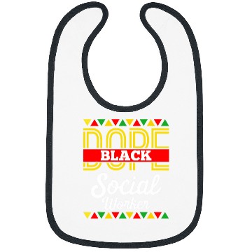 Discover Dope Black Social Worker African American Pride BLM Bibs