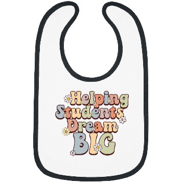 Discover Helping Students Dream Big School Counselor Week Boho Floral Bibs