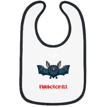 Discover Phlebotomy Tech Vampire Bat Your Phlebotomist Bibs