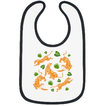 Discover Tigers Animal Predators Wildlife Zookeeper Tiger Bibs