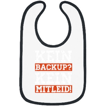 Discover No backup no sorry programmer computer scientist funny Bibs