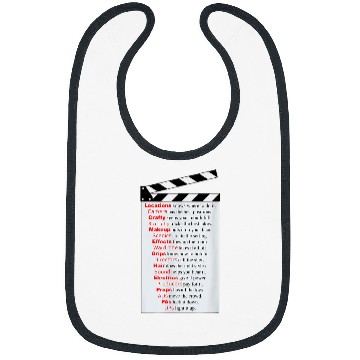 Discover Movie Fan Film Clapper Dont Cut Location Camera Scripts Bibs