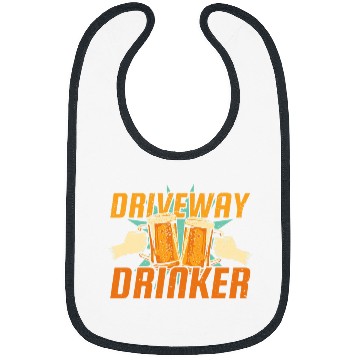 Discover Driveway Drinker Alcohol Garage Car Beer Bibs