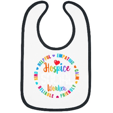 Discover HOSPICE Social Worker nurses week Palliative Care Aide Bibs