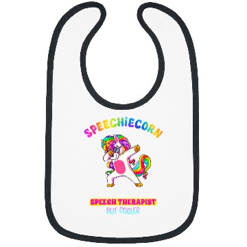 Discover Speech Language Pathologist Funny Speech Unicorns Therapy Bibs