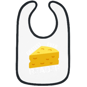 Discover Cheese Pun Gratest Ever Reader Fun Saying Reading Book Humor Bibs