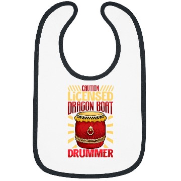 Discover Caution licensed dragon boat drummer Bibs