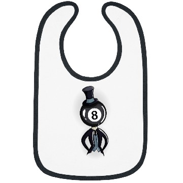 Discover Billiard 8 Ball Guy Pool Player Gift Bibs