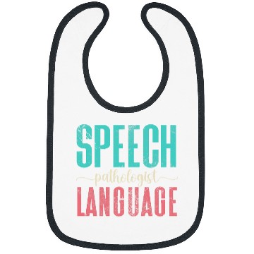 Discover Speech Language Pathologist SLP Speech Therapist Distressed Bibs