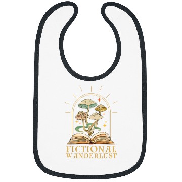 Discover Fictional Wanderlust Book Lover Reading Mystical Celestial Bibs