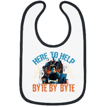 Discover Programmer IT Here To Help Byte By Byte Tech Support Bibs