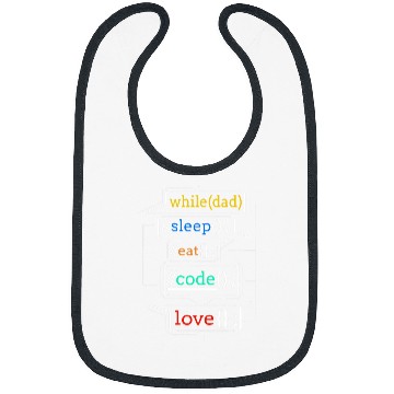 Discover Programmer Dad Programmer Dad Gift Computer Code Dad Bibs