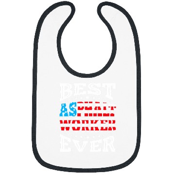 Discover bests ASPHALT WORKER 4th Fourth of July USA American Flag Bibs