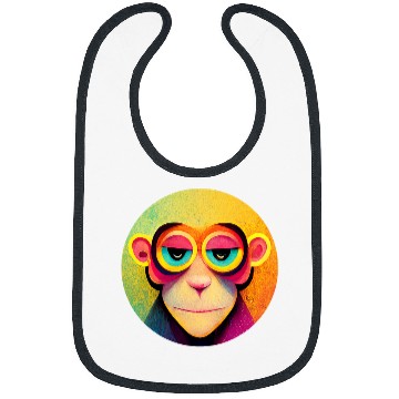 Discover Funky Munky Space Pilot Monkey Bibs