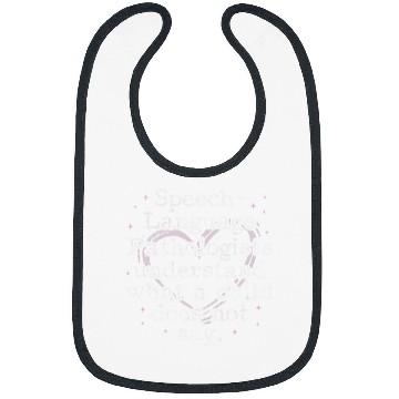 Discover Speech Language Pathologist SLP Language Therapist Grunge Bibs
