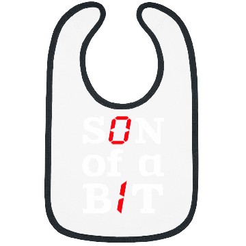 Discover Son Of A Bit Computer Science Binary Code IT Tech Programmer Bibs