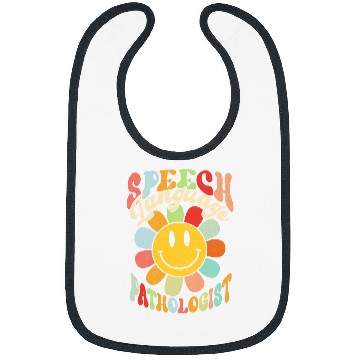 Discover Speech Therapy Speech Language Pathologist Therapist Retro Bibs
