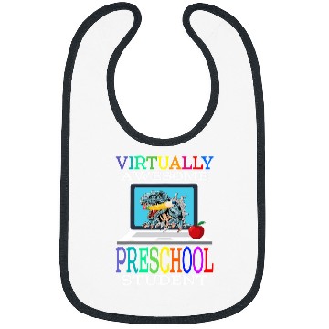 Discover Virtually Awesome Preschool Student Back To School 1 Bibs
