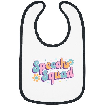 Discover Speech Squad Language Pathologist Therapist SLP Therapy Bibs