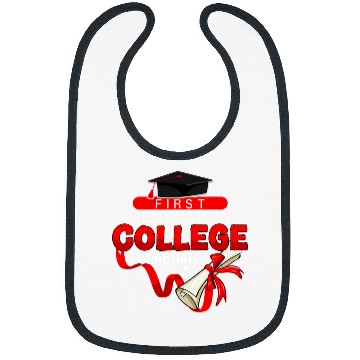 Discover First Generation College Student FirstGen College Graduate 2 Bibs
