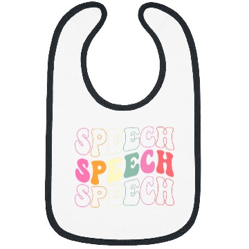 Discover Speech Therapy Women Speech Language Pathologist Therapist Bibs