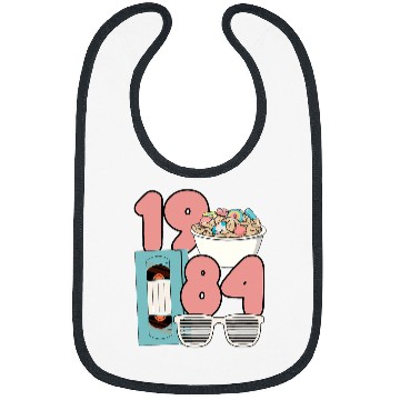 Discover Grad Class 1984 Cinema Student 80s Movie Film School Reunion Bibs