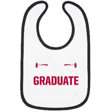 Discover Academy Student Woman Fireman Graduation Bibs