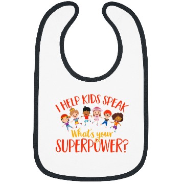 Discover Speech Therapy Help Kids Speak Superpower Speech Pathology Bibs
