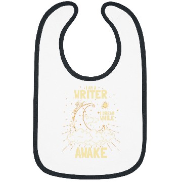 Discover I am a writer I dream while awake Creative Expression Bibs
