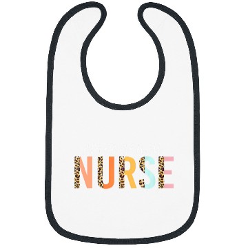 Discover Leopard Emergency nurses Print For Nursing Student nurses Day Bibs