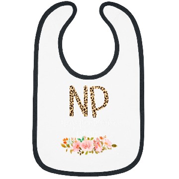 Discover NP nurses Practitioner Leopard Print Nursing Student Tee Bibs