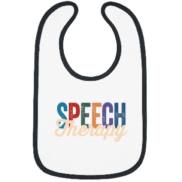 Discover Speech Therapy SLP Speech Language Pathologist Cute Bibs