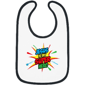 Discover Jesus Is My Superhero Fun Powerful Christian Comic Book Bibs