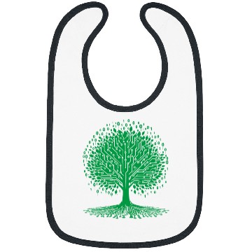 Discover Tree Binary Graphic Coding Computer Geek Programmer Bibs