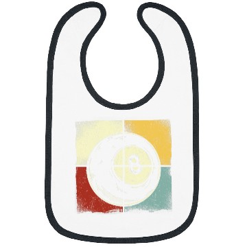 Discover Billiards Pool Player Ball Retro vintages Bibs