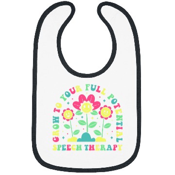 Discover Speech Therapy Pathology Grow To Your Full Potential Retro Bibs