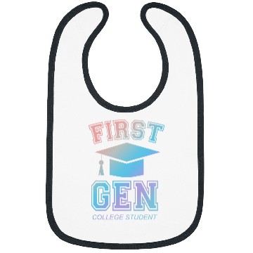 Discover First Generation College Student Grad University Graduate Bibs