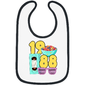 Discover Grad Class 1988 Cinema Student 80s Movie Film School Reunion Bibs