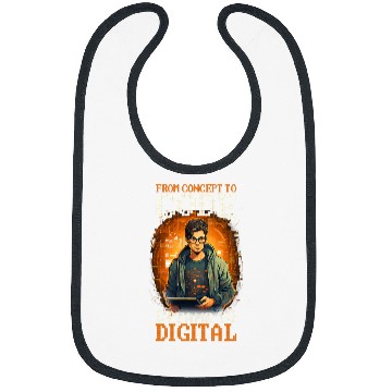 Discover Programming Concept To Code Digital Software Developer Bibs