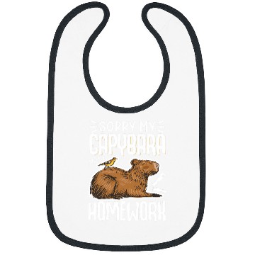 Discover Sorry My capybaras Ate My Homework Bibs