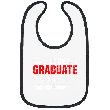 Discover Academy Student Done Fireman Graduation Bibs
