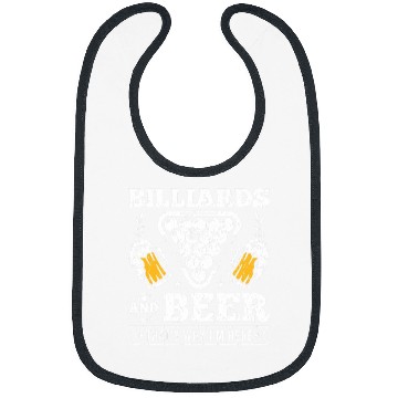 Discover Billiards Beer Pool Player Mens Billiard Bibs