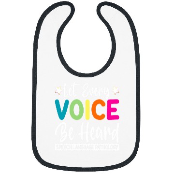 Discover Speech Therapy Team SLP Therapist Speech Language Pathology Bibs