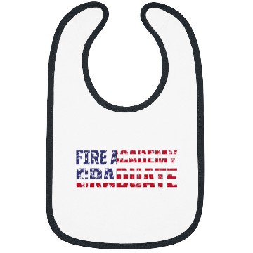 Discover Academy Student America Fireman Graduation Bibs