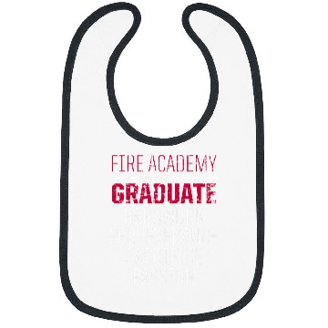 Discover Academy Student Hardwork Fireman Graduation Bibs