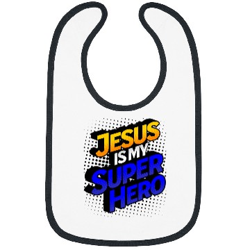Discover Jesus Is My Superhero Comic Book Christian Bibs