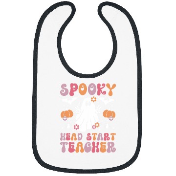 Discover Spooky Head Start Teacher Halloween Bibs