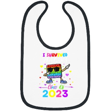 Discover I Survived 2nd Grade Class Of Student Graduation Bibs
