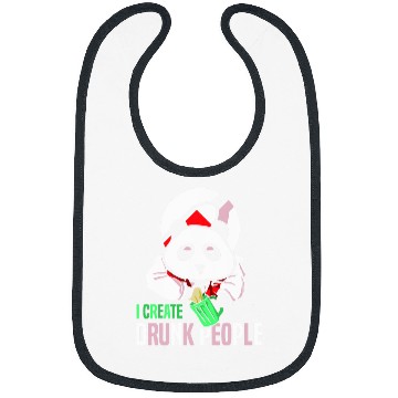 Discover I Create Drunk People Panda Waiter Bartender Bartending Bibs