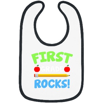Discover First Grade Rocks Cool 1st Grade Teacher Appreciation Bibs